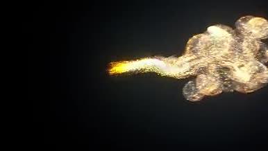优雅大气火焰粒子Logo展示视频的预览图